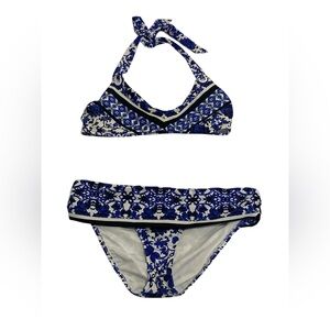 Nanette Lapore Blue & White Bikini - Like New - Size L